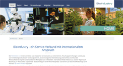 Desktop Screenshot of bioindustry.de